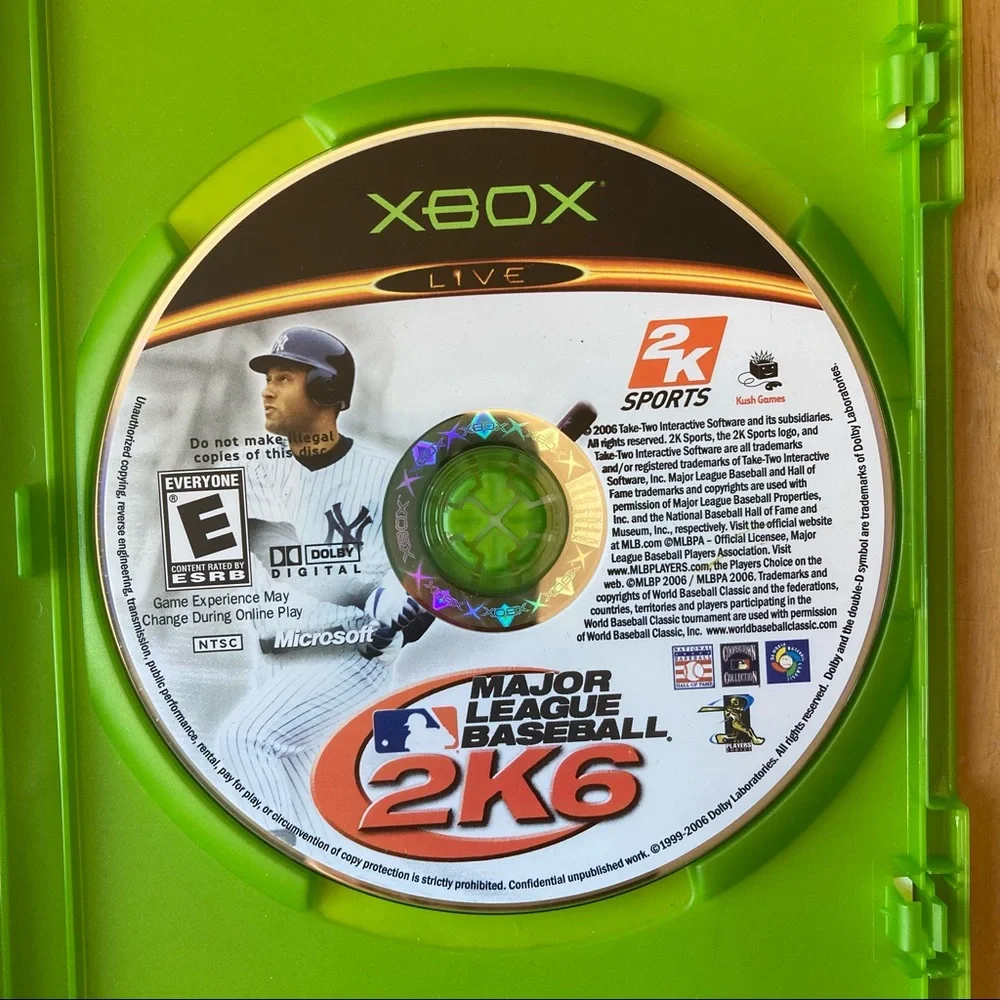 Xbox Live Major League Baseball 2K6 Online Enabled